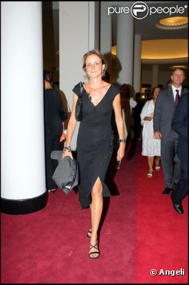 Marie-Laure de Villepin lors de la soirée de réouverture de la salle Pleyel à Paris en septembre 2006 