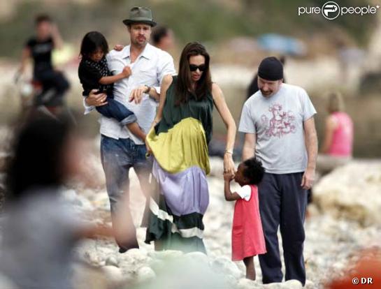 Angelina Jolie et Brad Pitt