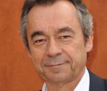Michel Denisot lors des Internationux de France de Roland-Garros, à Paris, le 28 mai 2011.