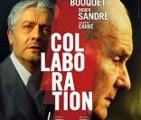 Michel Bouquet et Didier Sandre sur l\'affiche de la pièce Collaboration<br />
