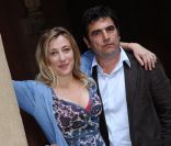 Valeria Bruni-Tedeschi et Romain Goupil présentent Les Mains en l\'air à Rome en Italie le 30 mai 2011<br />