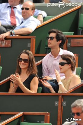 Pippa Middleton, soeur de la princesse Kate, à Roland-Garros, le 30 mai 2011.