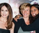 Elsa Zylberstein, Cécile de France et Roxane Depardieu à l\'occasion de l\'avant-première d\'<em>Un Baiser Papillon</em>, à l\'UGC Ciné-Cité de Bercy, à Paris, le 30 mai 2011.