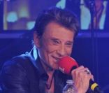 Johnny Hallyday en pleine forme lundi soir, 30 mai pendant son concert privé à RTL diffusé le 11 juin 2011