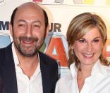 Kad Merad et Michèle Laroque à l'occasion de l'avant-première de  Monsieur Papa , à Paris, le 31 mai 2011.