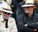 Jean Reno et sa femme Zofia, enceinte, lors d'un match à Roland-Garros, le 31 mai 2011.