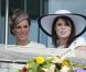 Kate et la princesse Eugenie, inséparables, au Derby d'Epsom, le 4 juin 2011.