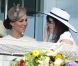 Kate et la princesse Eugenie, inséparables, au Derby d'Epsom, le 4 juin 2011.