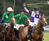 Le prince Harry prenait part le 5 juin 2011 à un match de polo caritatif au profit de l\'association Centrepoint que présida jadis sa défunte mère Lady Di, dans le Gloucestershire.