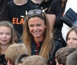  Sandrine Quétier lors du 4e Prix de l'Ambassadeur ELA au musée du Quai Branly à Paris le 8 juin 2011 