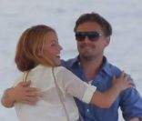 Blake Lively et Leonardo DiCaprio sur un yacht en mai 2011 dans le sud de la France <br />