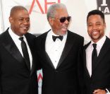 Forest Whitaker, Morgan Freeman et Cuba Gooding Jr., à l'occasion du Lifetime Achievement Award en hommage à Morgan Freeman, dans le cadre du 39e AFI, aux studios de Sony Pictures, à Los Angeles, le 9 juin 2011.