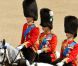 Le prince William et le duc de Kent lors du Trooping the Colour, célébration de l'anniversaire de la reine Elizabeth II, à Londres le 11 juin 2011