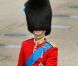 Le prince William, duc de Cambridge, lors du Trooping the Colour, célébration de l'anniversaire de la reine Elizabeth II, à Londres le 11 juin 2011