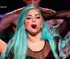 Lady Gaga dans  X Factor , sur M6, le 14 juin 2011.