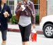 Après son sport, Katie Holmes passe un moment shopping avec une copine ! Beverly Hills, 14 juin 2011