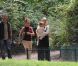 Jennifer Lopez et ses jumeaux Emme et Max au Parc Monceau à Paris le 16 juin 2011