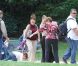 Jennifer Lopez et ses jumeaux Emme et Max au Parc Monceau à Paris le 16 juin 2011