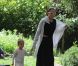 Jennifer Lopez et ses jumeaux Emme et Max au Parc Monceau à Paris le 16 juin 2011