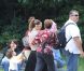 Jennifer Lopez et ses jumeaux Emme et Max au Parc Monceau à Paris le 16 juin 2011