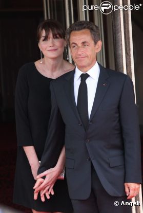 Nicolas Sarkozy et son épouse Carla à la fin du mois de mai 2011. 