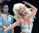 Britney Spears sur scène à Los Angeles, pour le Femme Fatale Tour, le 20 juin 2011.
