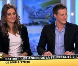 Matthieu Delormeau et Jeny Priez sur le plateau des Anges de la télé-réalité : Miami Dreams le 24 juin 2011
