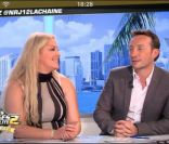 Loana et Stéphane Joffre sur le plateau des Anges de la télé-réalité : Miami Dreams le 24 juin 2011 sur NRJ 12 