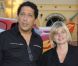 Smaïn et Isabelle Nanty lors de l'avant-première de  Cars 2 , à Disneyland Paris, le 25 juin 2011.