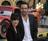 Gilles Lellouche et Mélanie Doutey lors de l'avant-première de  Cars 2 , à Disneyland Paris, le 25 juin 2011.