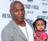 Mike Tyson et sa fille Milan, en août 2010. 