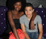 Inna Modja et Samy Seghir lors d'un match de charité organisé dans le cadre des 24h à Makala, en juin 2011.