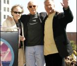 Les Doors - Ray Manzareck, John Densmore, Robby Krieger - reçoivent leur étoile sur Hollywood Boulevard, à Los Angeles, le 1er mars 2007.