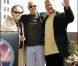 Les Doors - Ray Manzareck, John Densmore, Robby Krieger - reçoivent leur étoile sur Hollywood Boulevard, à Los Angeles, le 1er mars 2007.