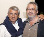 Michel Boujenah et son frère Paul Boujenah en 2010 à Ramatuelle