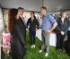  Activités de plage sous la pluie, rituels Mi-kmaq et dégustations attendaient Kate et William. 
 Le prince William et la duchesse Catherine de Cambridge poursuivaient  leur Royal Tour 2011 du Canada lundi 4 juillet 2011 du côté de l'Île du  Prince Edouard. 