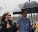 Le prince William et la duchesse Catherine de Cambridge en visite dans la province de l'Île du Prince Edward, au Canada, le 4 juillet 2011.