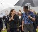 Le prince William et la duchesse Catherine de Cambridge en visite dans la province de l'Île du Prince Edward, au Canada, le 4 juillet 2011.