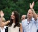 Le prince William et Kate Middleton à leur arrivée à Charlottetown, dans la province de l'Île du Prince Edward, le 3 juillet 2011.
