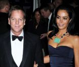 Kiefer Sutherland et Siobhan Bonnouvrier, à New York, le 4 mai 2009.