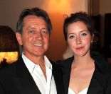 Bernard Giraudeau et sa fille Sara à Paris, le 26 avril 2009