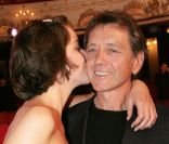 Bernard Giraudeau et sa fille Sara, aux Molières 2007.