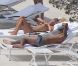 Theo Walcott et sa compagne Melanie Slade dans le Sud de la France le 24 juin 2011