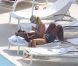 Theo Walcott et sa compagne Melanie Slade dans le Sud de la France le 24 juin 2011