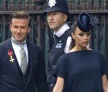 Victoria et David Beckham, à Londres, le 29 avril 2011.