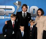 Victoria et David Beckham, à Birmingham, le 19 décembre 2010.