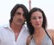 Grégory Basso : Collé à sa compagne, devant une Caterina Murino amoureuse