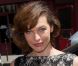 L'actrice Milla Jovovich était à Paris pour le défilé Haute Couture de Jean Paul Gaultier. Le 6 juillet 2011.
