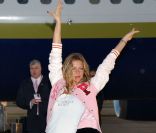 Gisele Bündchen est bien dans son corps et ose toutes les poses ! Californie, 14 novembre 2006 