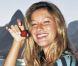 Bien dans son corps, Gisele Bündchen ose toutes les poses les plus délirantes devant les photographes. Rio de Janeiro, 29 janvier 2007